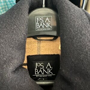 NWT Jos A Bank Wool Duffle Coat - Large - Dark Navy - $695